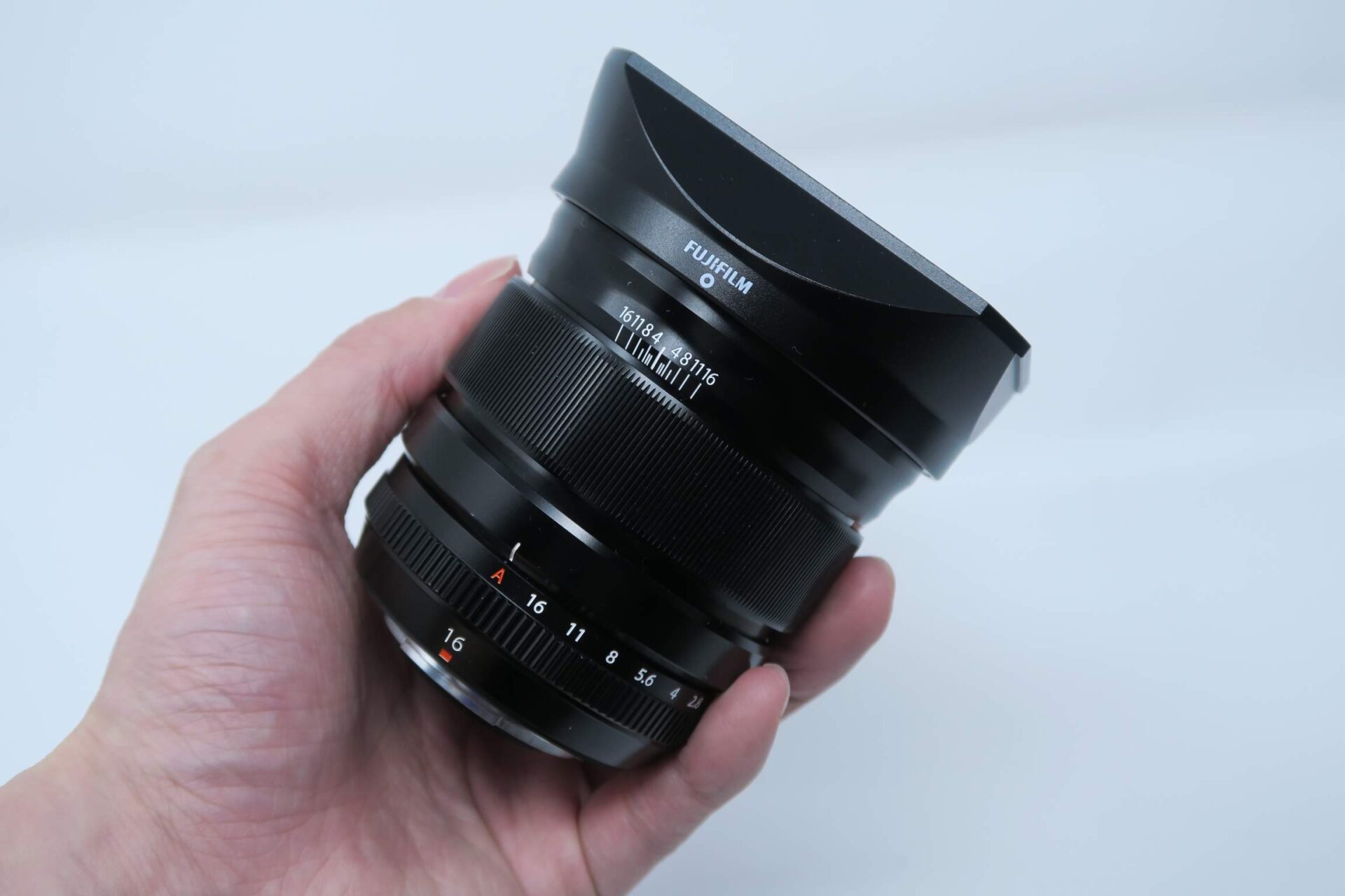 【美品】FUJIFILM XF16mmF1.4 R WR 角形フード付き