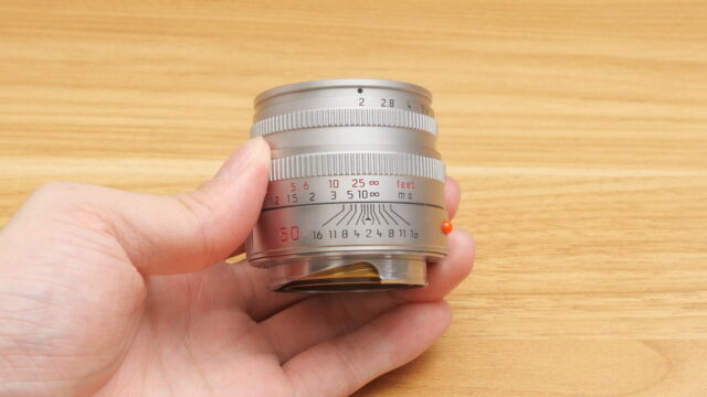 LEICA Summicron M50mm f2.0 4th Silver